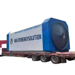 2600*8800 Pyrolysis reactor 15Tons used rubber pyrolysis plant shipping to Korea