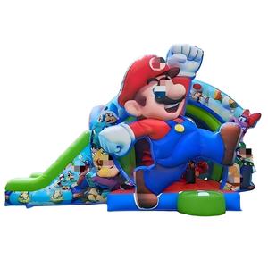 Castillo Inflable <span class=keywords><strong>Super</strong></span> <span class=keywords><strong>Mario</strong></span> <span class=keywords><strong>Bros</strong></span> de 5x3.5m, Brincolín para Fiestas, Casa de Brinco Inflable para Alquiler Comercial - Product Image 1