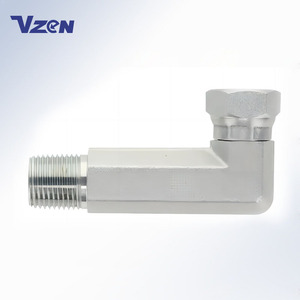 1501-l loạt ống thủy lực Adapter thép không gỉ khuỷu tay 90 Dep phù hợp nptf để npsm nam ống x Nữ npsm khuỷu tay dài - Product Image 1