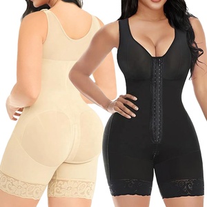 <span class=keywords><strong>Fajas</strong></span> <span class=keywords><strong>Colombianas</strong></span> pour femmes, body gainant respirant à maintien ferme, grande taille, élégant, avec contrôle du ventre et rehausseur de fesses - Product Image 5