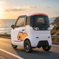 Véhicules électriques neufs, voiture électrique pour adultes, mini-voiture électrique à 3 roues pour les trajets en ville avec climatisation et charge rapide