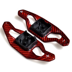 L'extension de manette de vitesse de volant en fibre de carbone <span class=keywords><strong>rouge</strong></span> convient à <span class=keywords><strong>Audi</strong></span> A3 8V S3 RS3 A4L S4 A5 SQ5 S5 RS4 B8 B9 A6 A7 <span class=keywords><strong>TT</strong></span> R8 Q3 Q5 - Product Image 5