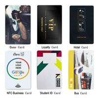 Tarjetas RFID de Alta Seguridad de 13.56mhz Mifare Ultralight AES de 144 Bytes con Número Impreso para Hostelería, Tarjeta de Acceso Básica para Huéspedes