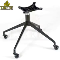 Base de chaise pivotante de luxe 4 étoiles en alliage d'aluminium, revêtement poudré, 670 mm, robuste, 360° °   Rotation pour meubles de maison, d'extérieur et d'hôpital