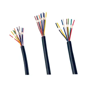 UL2464 2/3/4/5/6 núcleo cabo de controle multi-núcleo 22awg/24awg/26awg cabos de cobre macio isolados em PVC cabos conjuntos de cabos