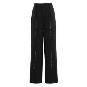 OUDINA inverno pesante Set di Blazer Casual a <span class=keywords><strong>taglio</strong></span> irregolare cuciti a mano per <span class=keywords><strong>donna</strong></span> completo a due pezzi giacca da <span class=keywords><strong>donna</strong></span> - Product Image 5