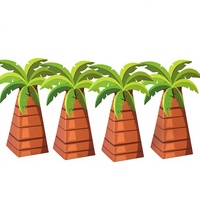 Boîte à bonbons en forme de palmier YZ Wholesale, emballage en carton recyclé, pliable, finition estampée, pour les fêtes du Moyen-Orient