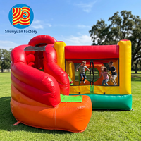 Château gonflable personnalisé avec toboggan, structure de saut gonflable en PVC, château gonflable rebondissant pour la location et les jeux