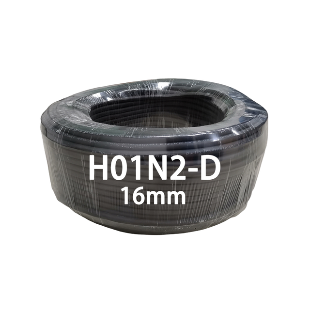Flexible H01N2-D Rubber Welding Cable Stranded Copper Single Core Oil Resistant 16mm2-95mm2