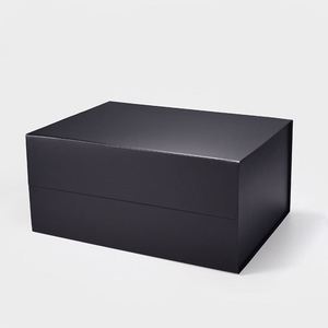 Caja de Regalo Rígida de Cartón Negro de Lujo con Cierre Magnético y Logotipo Personalizado, MOQ Bajo, con Inserto de Espuma EVA - Product Image 2