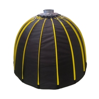 Nouveau Design 70/90/120/150cm Boîte à Lumière Parabolique Pliable avec Grille Diffuseur pour Flash Stroboscopique Monture Bowens