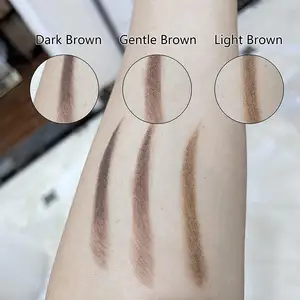 Double Head Automatic Powder Waterproof Custom Logo Private Label Eye Brow Eyebrow Products Pencil With Razor Brush