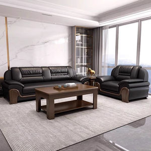 Modern Single Office <b>Sofa</b> Chair Cheap <b>Leather</b> <b>Cover</b> Space-Saving Furniture <b>for</b> Home Living Room Apartment Simple Design Style - Product Image 3