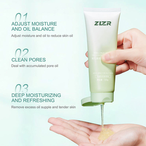 ZLZR ลดสิวอุดตัน ผลิตภัณฑ์ดูแลผิวหน้า ช่วยให้ผิวชุ่มชื้น กระจ่างใส โฟมล้างหน้า - Product Image 2