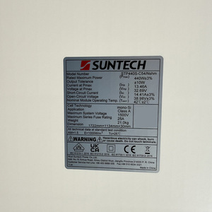แผงโซลาร์เซลล์แบบคริสตัลเดี่ยว 440W 445W 450W แบบฮาล์ฟเซลล์ 182มม.x182มม. 108 เซลล์ กรอบสีดำ โมดูลไฟฟ้าโซลาร์เซลล์ - Product Image 3