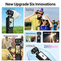 Caméra d'action portable anti-tremblement ultra-claire Q7, enregistreur sportif à mise au point automatique, pour vlogging de voyage, ligne de production complète