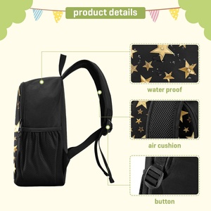 <b>Black</b> Star Design Custom Quality Simple Business Style Travel Bag <b>Waterproof</b> Zipper Leisure Computer Fashion <b>Backpack</b> - Product Image 5