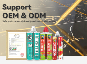 Lechada de epoxy impermeable de la baldosa del color del oro de Twocomponent <span class=keywords><strong>para</strong></span> las tejas de mosaico - Product Image 6