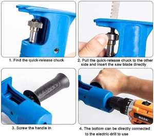 Portable Electric Drill Jig <strong>Reciprocating</strong> Saw Adapter Modified Saw Cutter Tiling <strong>Tools</strong> <strong>Attachment</strong> Adapter Blade Saw - Product Image 3