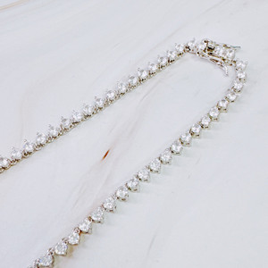 สร้อยคอเทนนิสทรงรอยัลเกรดูเออร์ - Product Image 3