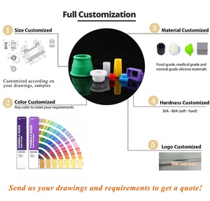 Bộ phận Silicone đúc công nghiệp miếng đệm Silicone chống rách đệm cao su hấp thụ sốc cho máy móc niêm phong - Product Image 2