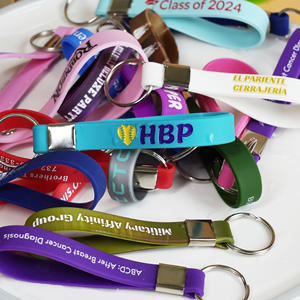 Personalizado 2D/3D Silicone/Borracha/<span class=keywords><strong>PVC</strong></span> Chaveiro-Soft Pulseira Chave Titular com Logotipo (OEM por atacado) - Product Image 2