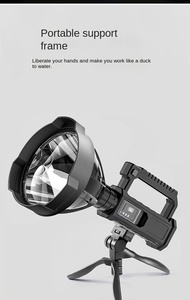 ไฟฉาย LED พกพาแบบขายส่ง กำลังสูง ติดตั้งได้ ใช้เป็นไฟฉายมือถือได้ ชาร์จ USB ได้ กันน้ำ - Product Image 5