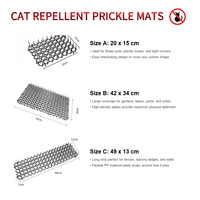 Bande anti-chats en gros 15,5*20cm 34*42cm 49*14cm – Protection physique pour jardin, canapé, plantes en pot – Direct Usine