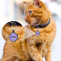 Individuelle Silikon-Hundemarken mit einzigartigem QR-Code, Haustier-ID-Tracking-Tag, personalisiertes Haustierhalsband