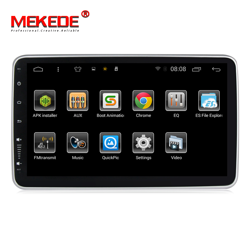 Mekede 10.1 "Android Systeem 1Gram 16Grom Auto Hoofdsteun Monitoren Met Wifi Gps Navigatie Bt Auto Kussen Dvd speler