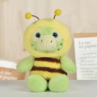Porte-clés en peluche pas cher, pendentif animal en peluche pour machine à griffes, mini jouets en peluche pour machine à griffes pour enfants