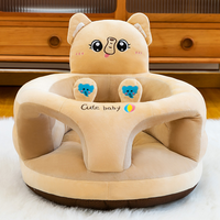 Canapé pour bébé, adorable canapé-lion pour bébé avec dossier, sécurité, mousse antidérapante, chaise longue pour tout-petit, pour salon, chambre à coucher