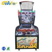 Machine de jeu d'arcade de basket-ball de luxe pour 1 joueur, en métal de haute qualité, en anglais, amusante pour tous les âges, garantie 1 an