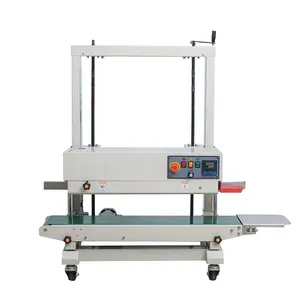 FR-1100V Hoge Kwaliteit Verticale Doorlopende Band Sealer Plastic Film Grote Zakjes Afdichting Machine Met Ce Certificering