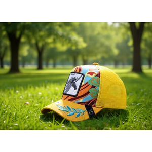Gorra Trucker de Alta Calidad con Bordado de Animales, Tejido de Malla, Ajustable, Unisex, Casual, Primavera Verano, 6 Paneles - Product Image 2