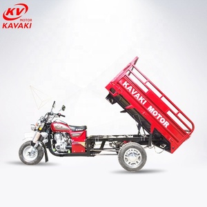 Tricycles à essence à trois moteurs pour le transport de marchandises, tricycles à essence à charge lourde, tricycles à trois portes en gros - Product Image 6