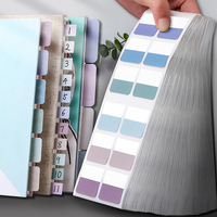 Bas quantité minimale de commande clair PET index carte bloc-notes étanche Transparent autocollants étiquette diviseur drapeau Notes auto-adhésif bloc-notes 60 120 240