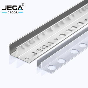 Foshan JECA Nhà Cung Cấp Chất Lượng Cao Thép Không Gỉ Glass Chủ Hồ Sơ Cho Glass Glass Trang Trí 304/316 Gạch Không Gỉ Trim - Product Image 2