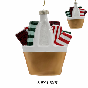 Collection de Décorations de Noël en Verre Thème Exquis : Styles Jeux, Artisanat, Cinéma et Festifs pour Décoration de Sapin et Cadeaux de Fêtes - Product Image 3