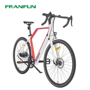 Nouveau <span class=keywords><strong>vélo</strong></span> de <span class=keywords><strong>route</strong></span> <span class=keywords><strong>électrique</strong></span> à entraînement par courroie à une vitesse 700c grande capacité de batterie 10AH <span class=keywords><strong>vélo</strong></span> de course <span class=keywords><strong>électrique</strong></span> pedelec de ville - Product Image 2