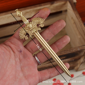 Modèle d'arme du comte Sagesse Épée, inspiré de la série Fengyun Xiongba <span class=keywords><strong>Tianxia</strong></span>, décoré de la fine épée inégalée de Bu Jingyun. - Product Image 3