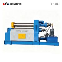 Machine à rouler les tôles CNC automatique, épaisseur de 3 à 30 mm, formage de rouleaux d'acier, certifiée CE, usage industriel