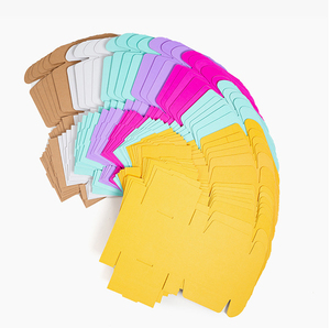 Custom Colorful Packing Box Mailer Kraft Cardboard Folding Corrugated Gift Packaging Paper Boxes
