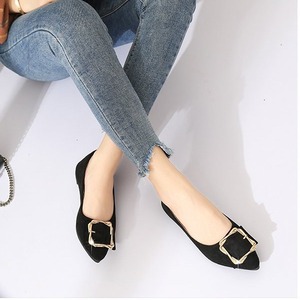Mocassins décontractés à bout carré et talon bas pour femmes, nouvelle collection printemps 2026, vente en gros - Product Image 3