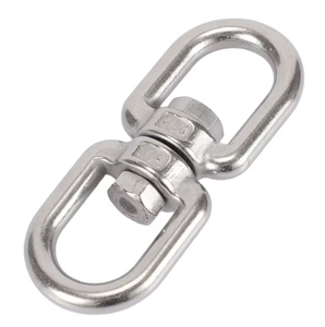 Heavy Duty M8 Anneau pivotant <span class=keywords><strong>Crochet</strong></span> à œil à double extrémité Spinner en acier inoxydable 304 - Product Image 1