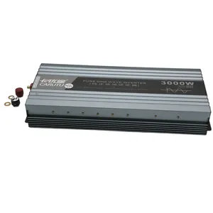 מפעל מכירה שונים dc ל-ac טהור סינוס גל מהפך 3000w 12v/24v כוח מהפך טהור סינוס גל עבור מכונית עם תצוגה