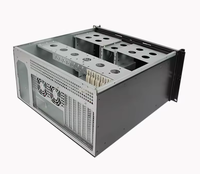 ODM OEM Boîtier d'ordinateur PC industriel 4U Rack 450mm Profondeur HTPC ATX Serveur avec ventilateur Stock en plastique