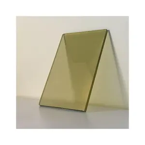 Reflektieren des goldenes Bronze film beschichtetes Spiegelglas 2mm 3mm 4mm 5mm 6mm 8mm für Innen-Außen gebäude