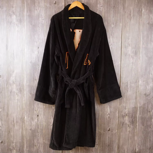 مصنع أرواب حمام مخصصة 100% قطن، أرواب حمام مزينة بحواف، طقم هدايا سبا لـ وولمارت - Product Image 2