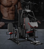 Station d'entraînement multifonctionnelle pour la maison, rack à squats et banc commercial pour la musculation, machine Smith pour la musculation